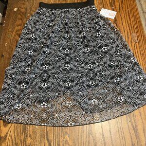 LuLaRoe Lace Lola Skirt XS